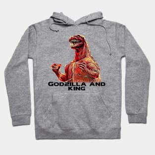 Godzilla and king Hoodie